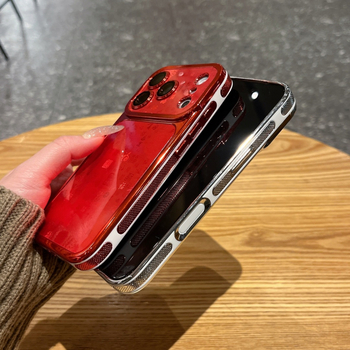 Калъф за iPhone 16 Pro Max – пълна защита против изпускане и анти-плъзгане; материали: TPU меки ръбове + PC корпус + стъклена задна част; IMD изработка; китайски стил