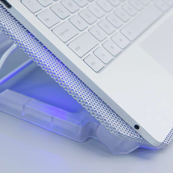 Notebook radiator S200C – ABS materijal, zračno hlađenje, dvije toplinske cijevi, dva USB priključka, tih rad