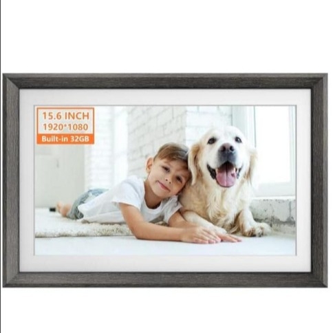 Ramă digitală foto cu touchscreen, 32GB, Wi‑Fi, ecran HD 1280x800, suport card TF