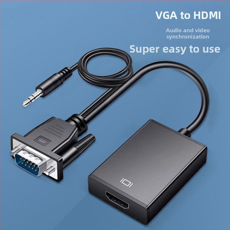 VGA to HDMI adaptér, model Vga to hdmi, pre TV/monitor, nepodporuje diaľkové zapnutie