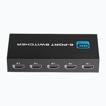 HDMI prekidač 8K60Hz, 5/4 ulaza u 1 izlaz, automatsko prebacivanje na 4K120Hz, kabel dužine 5 m