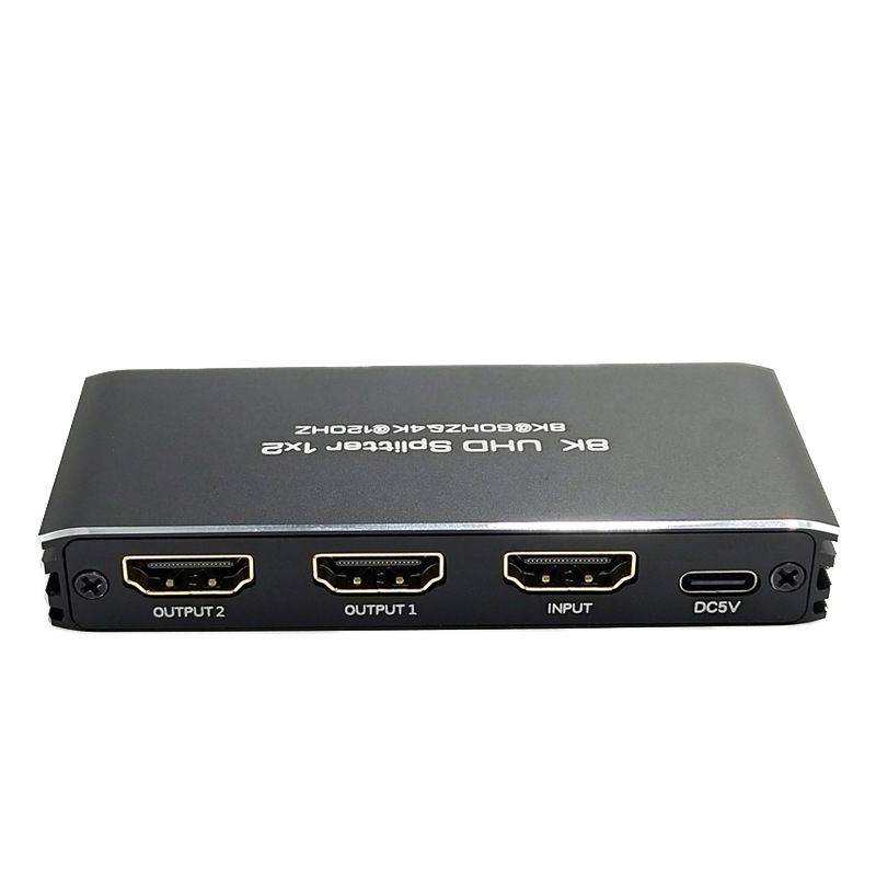 HDMI razdjelnik, model H190, 8K60Hz, prekidač/razdjelnik, HDMI izlaz, napajanje 5V1A
