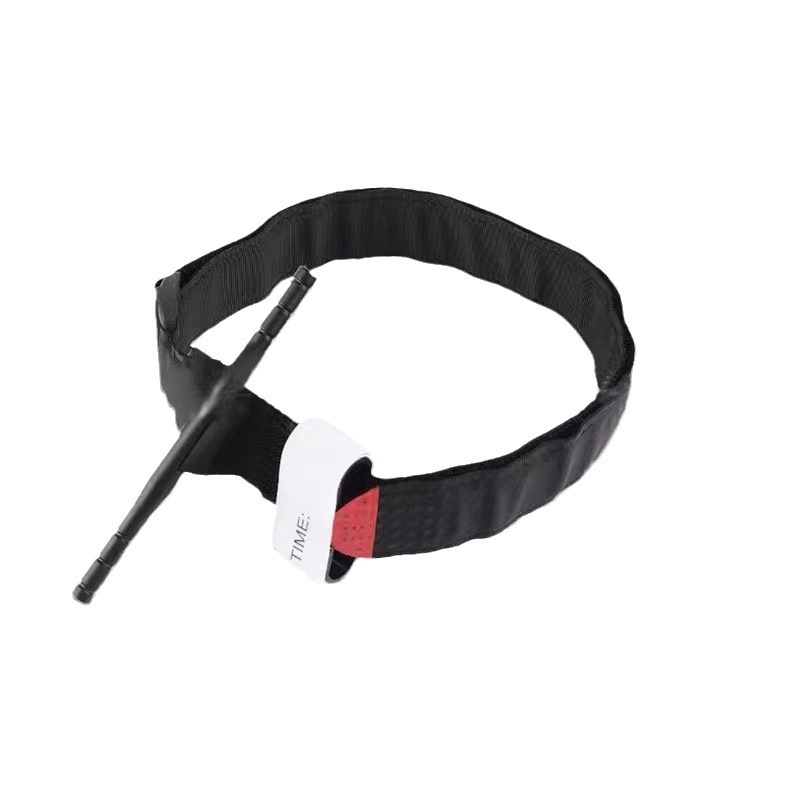 Полеви турникет Delhao, смесен материал, найлонова велкро закопчалка, за медицински спешни случаи, хемостаза и индустриално приложение