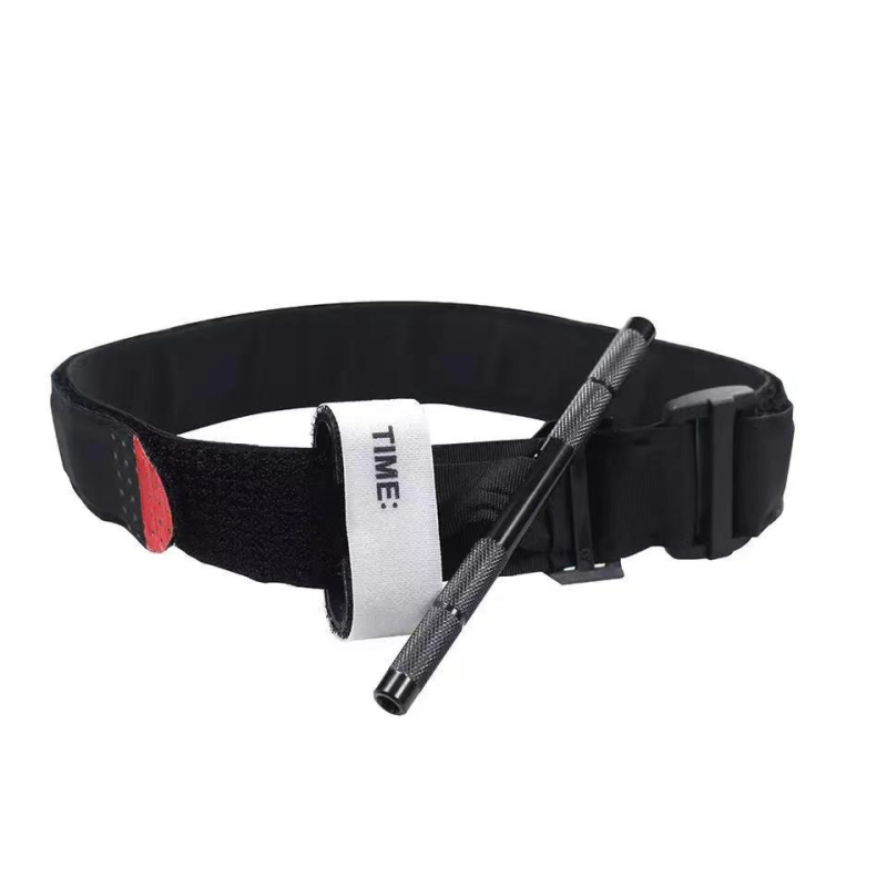 Полеви турникет Delhao, смесен материал, найлонова велкро закопчалка, за медицински спешни случаи, хемостаза и индустриално приложение