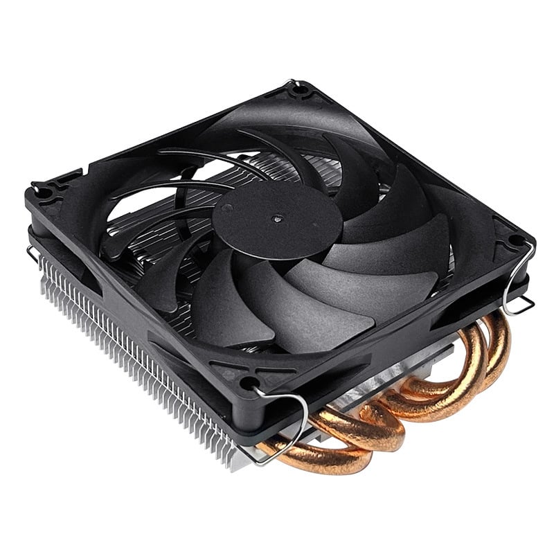 Haomingtai CPU hladnjak, 4 toplinske cijevi, zračno hlađenje, bakar-aluminijska legura, brzina 800-2800 rpm