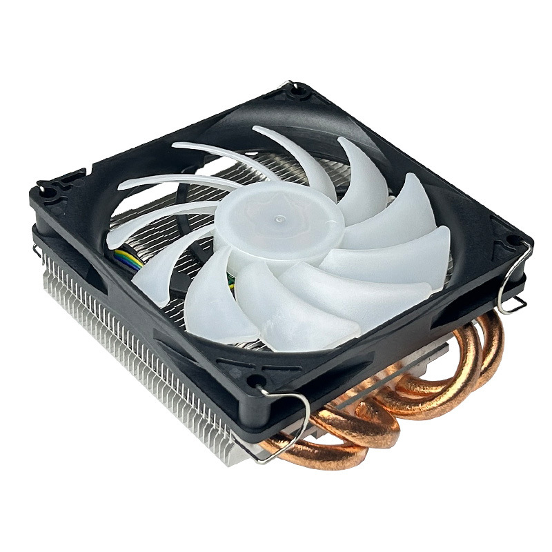 Haomingtai CPU hladnjak, 4 toplinske cijevi, zračno hlađenje, bakar-aluminijska legura, brzina 800-2800 rpm
