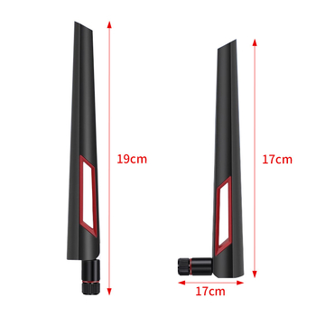 Antena ASUS WiFi 6 pentru router/Carte de rețea, bandă duală 2.4/5/5.8 GHz, câștig înalt