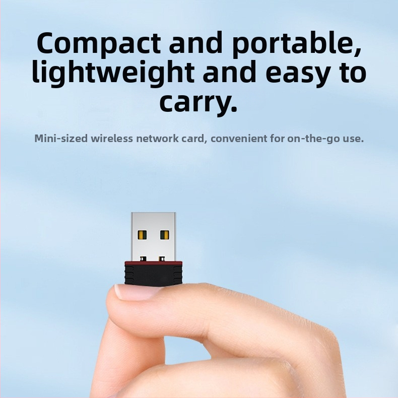RTL8188EU USB bezdrôtový sieťový adaptér, mini stolný, 150 Mbps, Wi-Fi 4