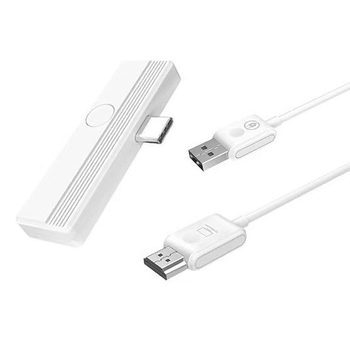 HDMI bežični projektor zaslona (HDM2) – 1080P, kompatibilno s laptopima/tabletima/telefonima, upravljanje napajanjem, kabel 60 cm