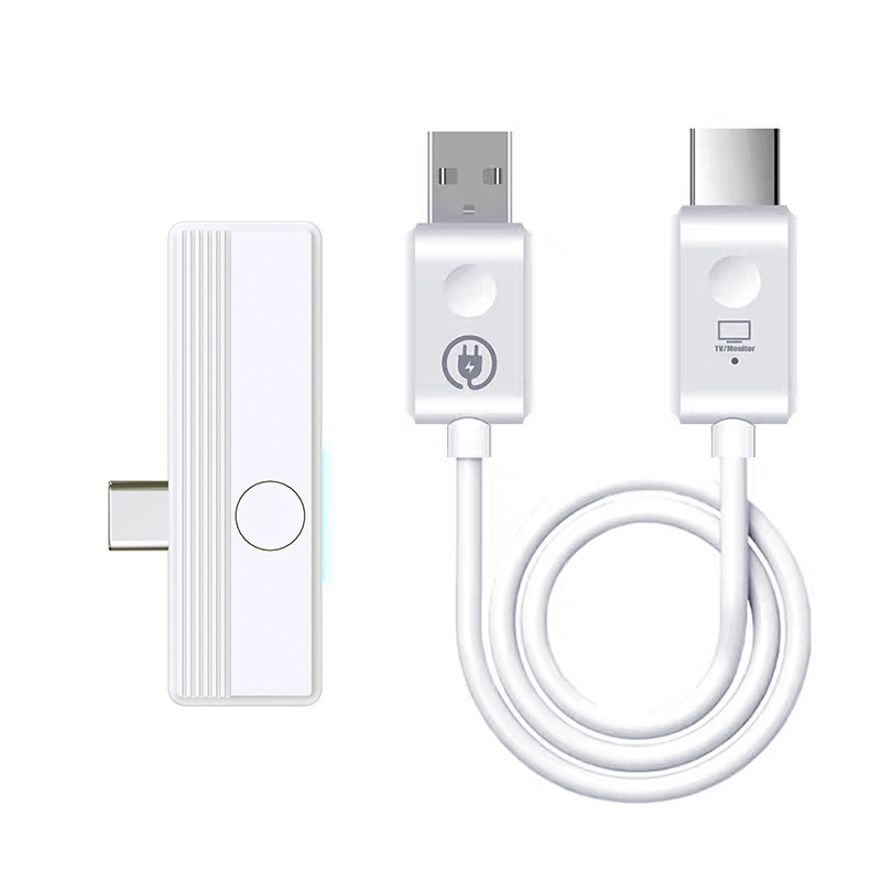 HDMI bežični projektor zaslona (HDM2) – 1080P, kompatibilno s laptopima/tabletima/telefonima, upravljanje napajanjem, kabel 60 cm