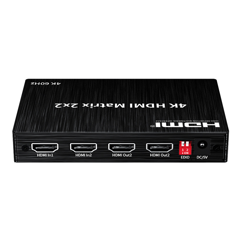 HDMI Matrix Switcher/Splitter 2x2 με διαχωριστή ήχου, Μοντέλο 1330, Υποστήριξη 4K
