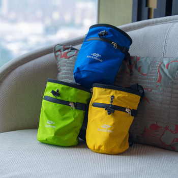 LUCKSTONE Torba s magnezijevim praškom za penjanje, torba za suhi prašak na ruke, torba za poslastice za trening kućnih ljubimaca, talc za fitness s kaišem oko struka