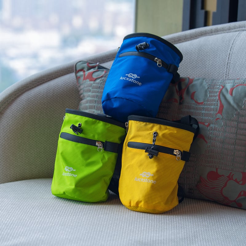 LUCKSTONE Torba s magnezijevim praškom za penjanje, torba za suhi prašak na ruke, torba za poslastice za trening kućnih ljubimaca, talc za fitness s kaišem oko struka