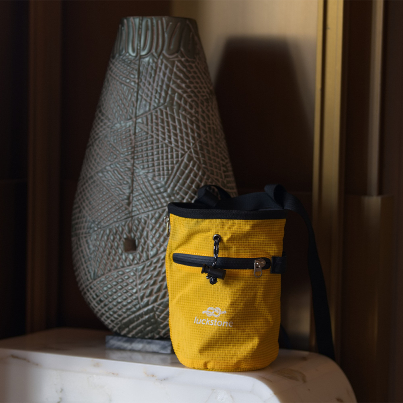 LUCKSTONE Torba s magnezijevim praškom za penjanje, torba za suhi prašak na ruke, torba za poslastice za trening kućnih ljubimaca, talc za fitness s kaišem oko struka