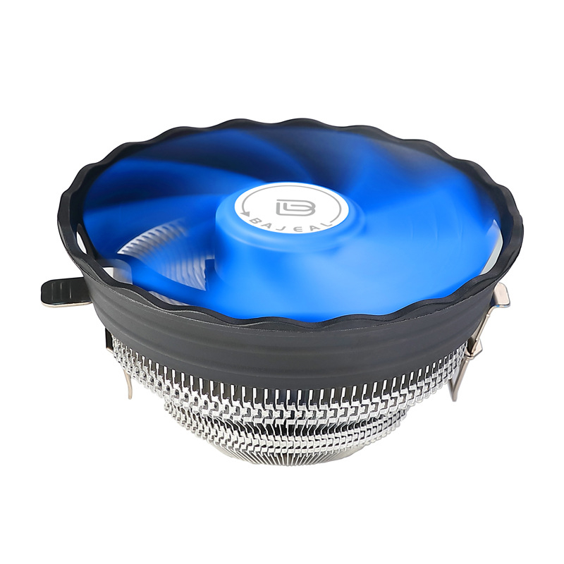 Meďový CPU chladič ventilátor pre desktop, 4 tepelné trubice, 1200 otáčok za minútu, 20 dB, olejové ložisko, ultra tichý, kompatibilný s Intel a AMD