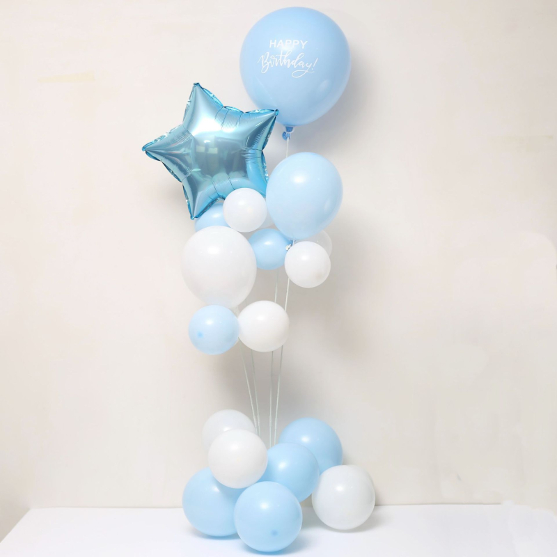 Set od 21 balona, materijal: aluminijska folija, oblik: okrugli, tip balona: set, pogodne prilike: rođendani, vjenčanja, blagdani