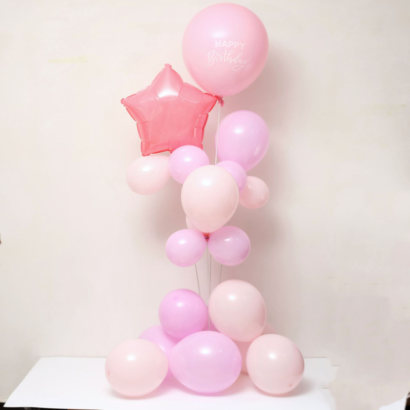 Set od 21 balona, materijal: aluminijska folija, oblik: okrugli, tip balona: set, pogodne prilike: rođendani, vjenčanja, blagdani