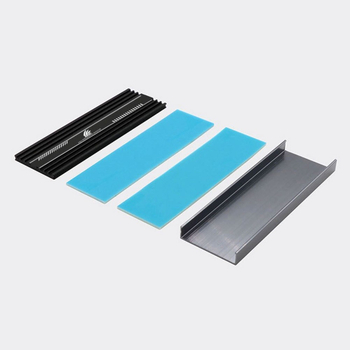 HS-001 aluminijski hladnjak za SSD, kompatibilan s M.2 2280 NVMe, s protukliznim dizajnom