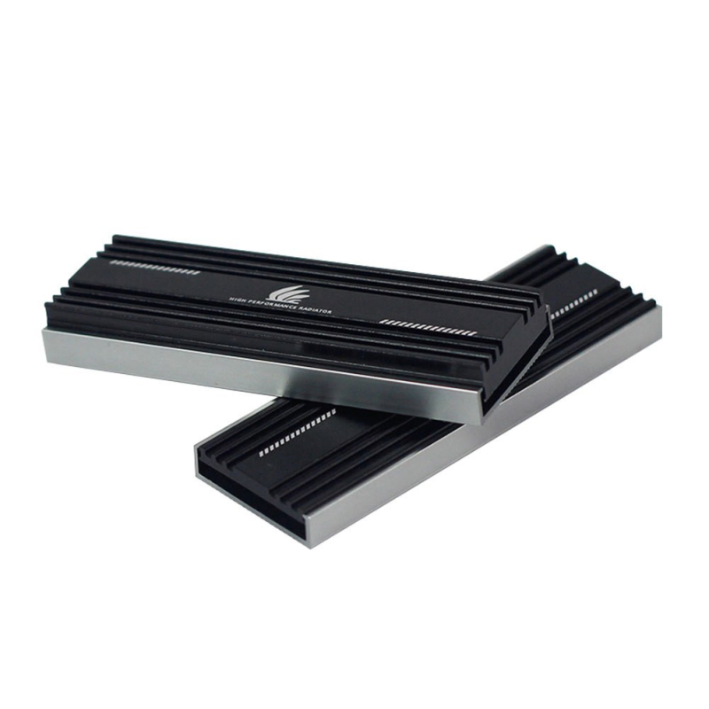 HS-001 aluminijski hladnjak za SSD, kompatibilan s M.2 2280 NVMe, s protukliznim dizajnom