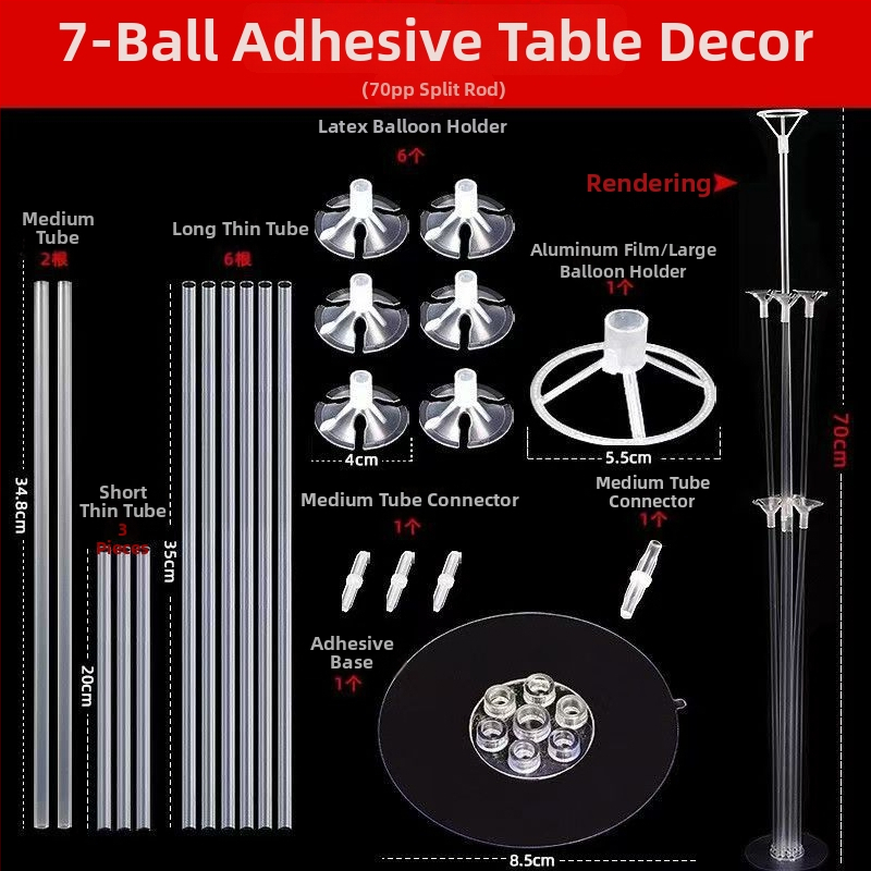 Držač balona za dekoracije zabava — PVC materijal, Nije uvoz, IP potvrda izostaje, Pogodno za sportske događaje