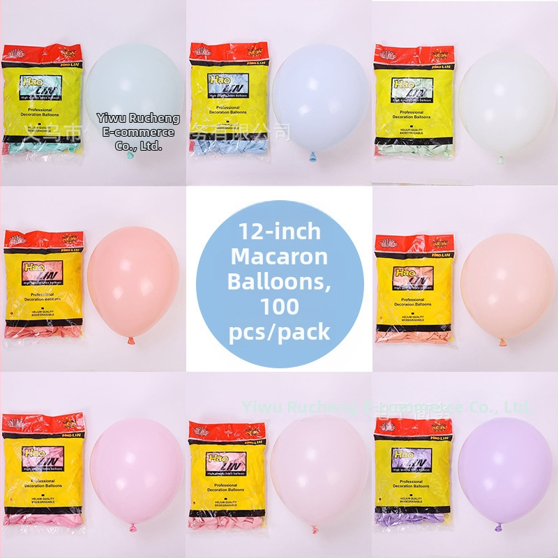 Lateks baloni, debeli makaron stil, težina 2,8 g, za unutarnje dekoracije na vjenčanjima i zabavama; pogodni za koncerte i festivale