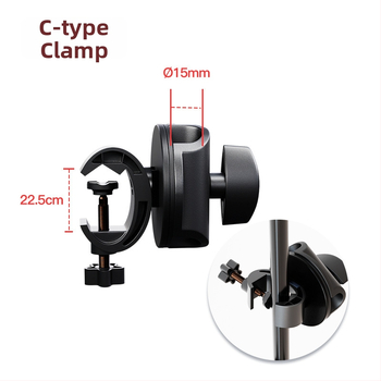 Create Win Chuck микрофонен удължителен захват – подова стойка с въртящ се универсален кръст за аудио аксесоари