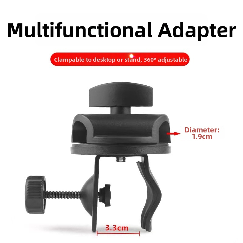 Create Win Chuck микрофонен удължителен захват – подова стойка с въртящ се универсален кръст за аудио аксесоари