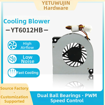 Hlađenje ventilator 6012, dvostruko kuglični ležaj, 3600 rpm, buka 29.1 dB, vijek trajanja 50.000 h