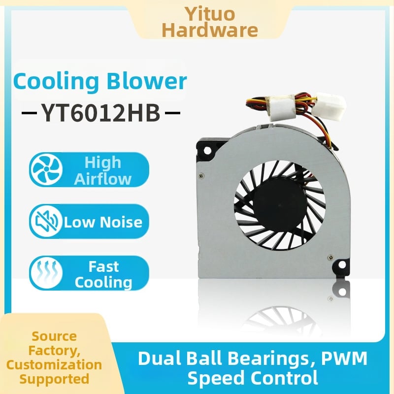 Hlađenje ventilator 6012, dvostruko kuglični ležaj, 3600 rpm, buka 29.1 dB, vijek trajanja 50.000 h