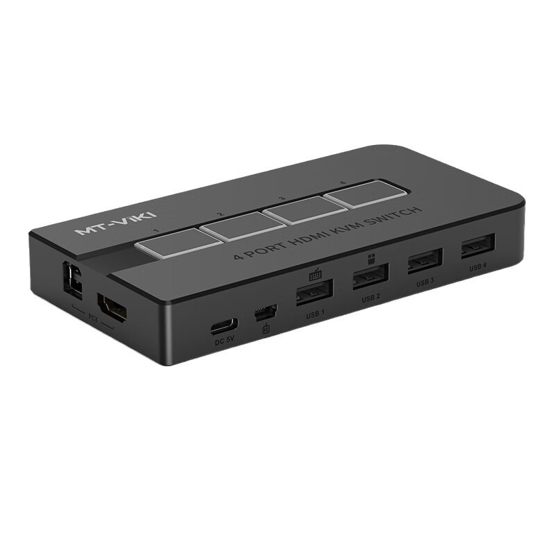 KVM prekidač MT-KH4, 4-port HDMI, 4K@30Hz, povratna kompatibilnost