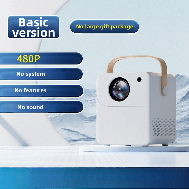 Inteligentný domáci projektor, Ultra HD domáce kino, projekcia na stenu s Wi‑Fi, ochrana zraku