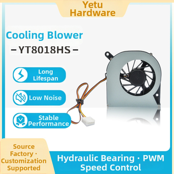 CPU ventilator za hlađenje 8017 – hidrauličko ležaj, tih, 3300 rpm, 26 dB, ABS kućište