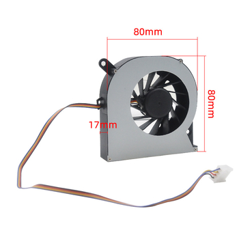 CPU ventilator za hlađenje 8017 – hidrauličko ležaj, tih, 3300 rpm, 26 dB, ABS kućište