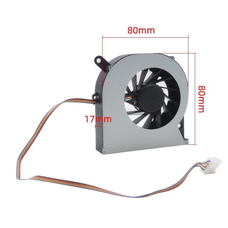 CPU ventilator za hlađenje 8017 – hidrauličko ležaj, tih, 3300 rpm, 26 dB, ABS kućište