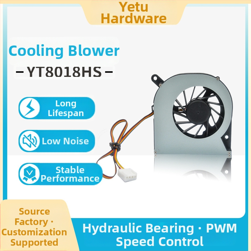 CPU ventilator za hlađenje 8017 – hidrauličko ležaj, tih, 3300 rpm, 26 dB, ABS kućište