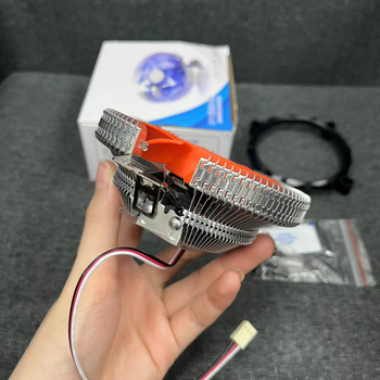 Cooler pentru CPU cu 4 țevi termice, răcire cu ventilator, rezistență la temperaturi înalte