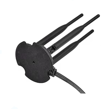 Безжичен рутер с омнинасочена антена с високоефективен усилвател, външна настолна антена, двойна лента 2.4/5.8 GHz