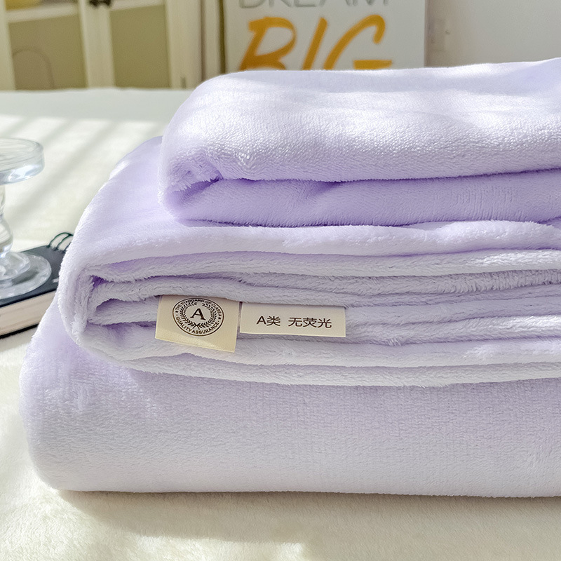 Set de pat 3 piese din velur de lapte, greutate 500–799 g, model cu dungi, imprimare reactiva