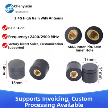 Vonkajšia gumová tyčová 2,4 GHz anténa pre inteligentný domov, tlačidlová anténa, Bluetooth/Wi‑Fi router a sieťová karta