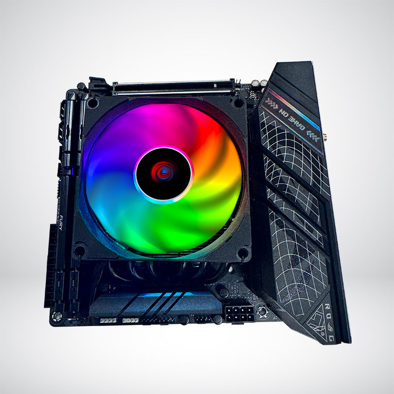 Cooler pentru CPU HP450V6 cu 6 conducte termice, aliaj cupru-aluminiu, 800-1800 RPM, compatibil LGA1700