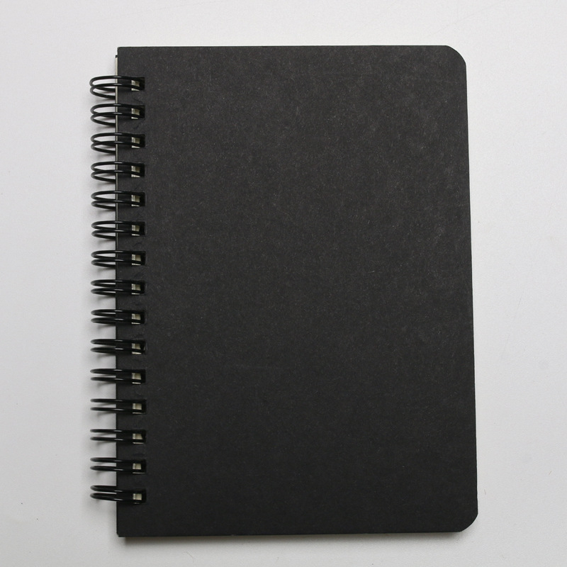 Caiet spiral din kraft cu imprimare de logo, copertă moale, 50 foi/100 pagini, hârtie 100 g, seria Chengxi 32 Coil Book