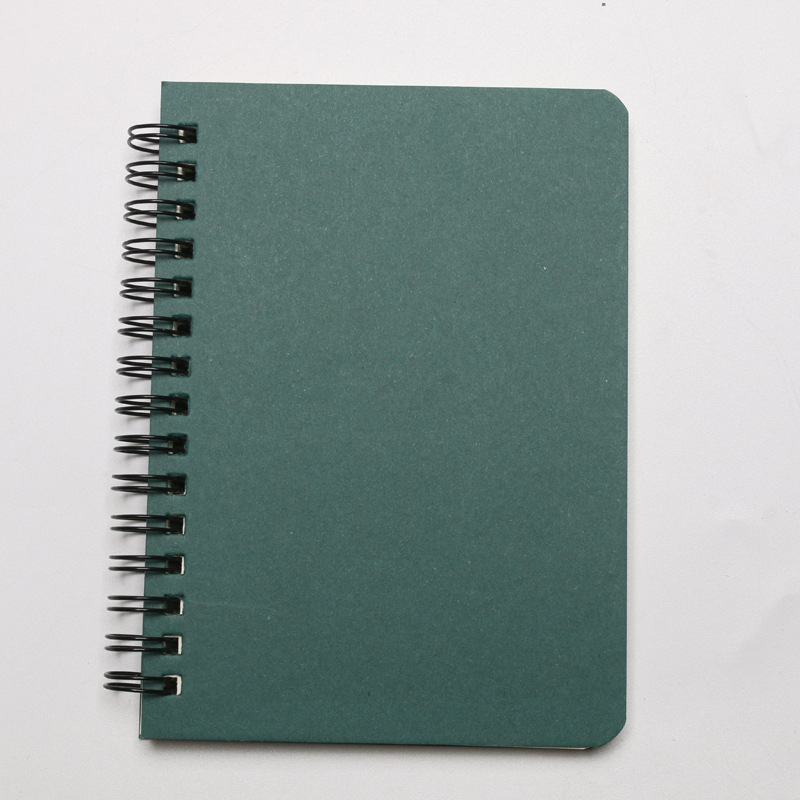 Caiet spiral din kraft cu imprimare de logo, copertă moale, 50 foi/100 pagini, hârtie 100 g, seria Chengxi 32 Coil Book