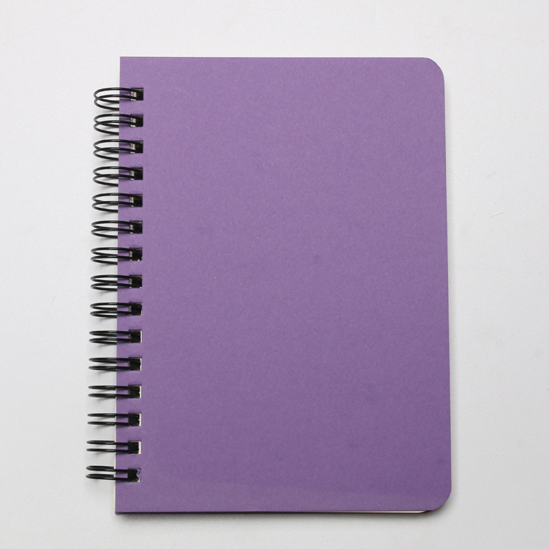 Caiet spiral din kraft cu imprimare de logo, copertă moale, 50 foi/100 pagini, hârtie 100 g, seria Chengxi 32 Coil Book