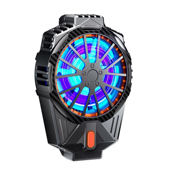 Feilibake X57 Ψύκτης κινητού τηλεφώνου — Type-C σύνδεση, 45 mm ανεμιστήρας, κατασκευή ABS + αλουμινίου κράμα, συμβατό με iPhone και Android, έλεγχος θερμοκρασίας σε 3 ταχύτητες