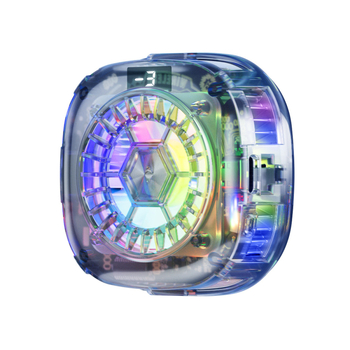 Răcitor pentru telefon X122 cu clips magnetic posterior și afișaj digital – 2-în-1 răcire cu semiconductori, 15W, Type-C, 147 g, ABS+Metal