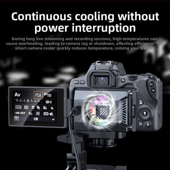 Răcitor semiconductiv pentru camere mirrorless Sony, Fujifilm și Canon — TH-273, 15W, Type-C, ABS