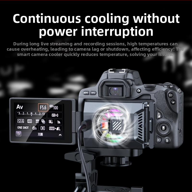 Răcitor semiconductiv pentru camere mirrorless Sony, Fujifilm și Canon — TH-273, 15W, Type-C, ABS