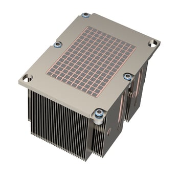 Serverski CPU hladnjak s toplinskim cijevima, 4 cijevi, 1200 RPM, buka 47,2 dB, bakar-aluminijsko povezivanje, tih, višestruka prilagodba kutova