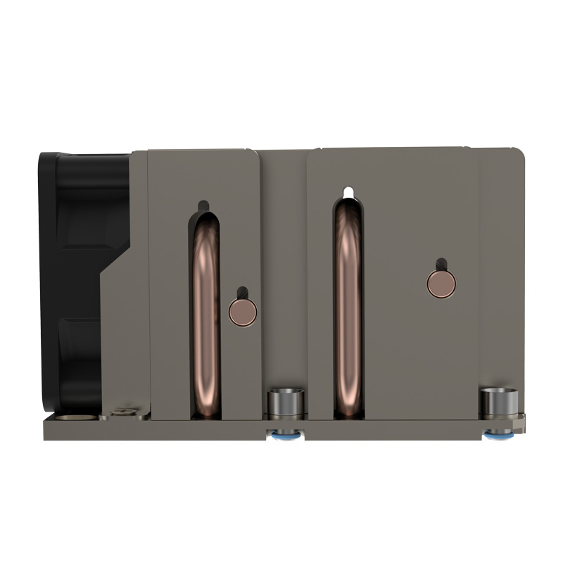 Serverski CPU hladnjak s toplinskim cijevima, 4 cijevi, 1200 RPM, buka 47,2 dB, bakar-aluminijsko povezivanje, tih, višestruka prilagodba kutova