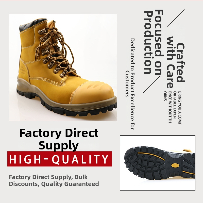 Protiúrazové vysoké pracovné topánky; protišmyková podrážka, ochrana proti nárazom; materiál: dvojvrstvová syntetická koža; vrchná časť: vysoká